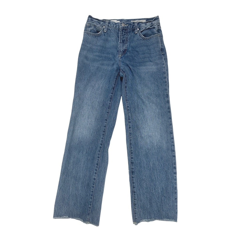 Pilcro and‎ the Letterpress Folio High Rise Wide Leg Jeans Blue Size 26 RN66170